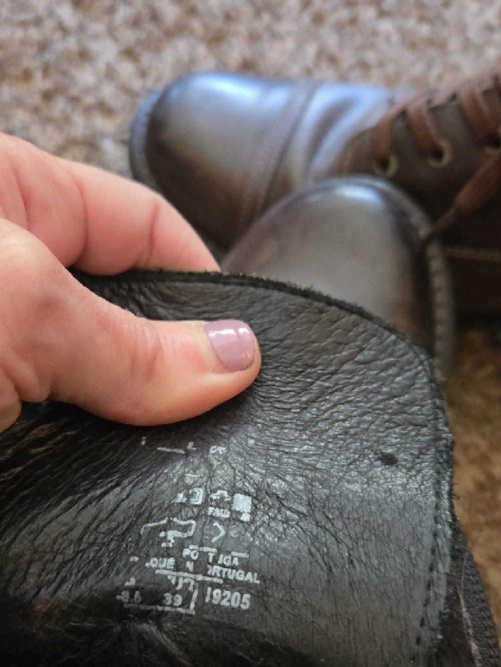 Taos Womens Brown Lace-Up Leather Boots - Picture 3 of 7
